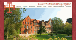 Desktop Screenshot of klosterstift-heiligengrabe.de